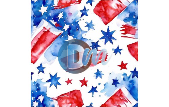 4th of July Seamless Pattern 145: Design Guide