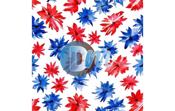 4th of July Seamless Pattern 33 Design Guide