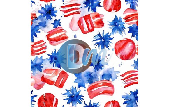 4th of July Seamless Pattern 5: Practical Design Uses