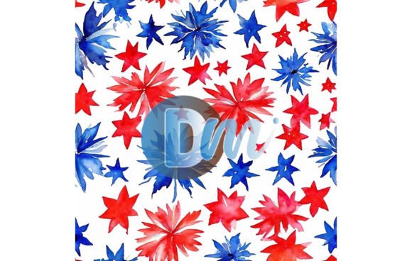 4th of July Seamless Pattern 63: Elevating Patriotic Design in Modern Digital Workflows