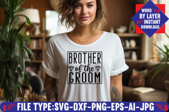 Brother of the Groom SVG Design Guide