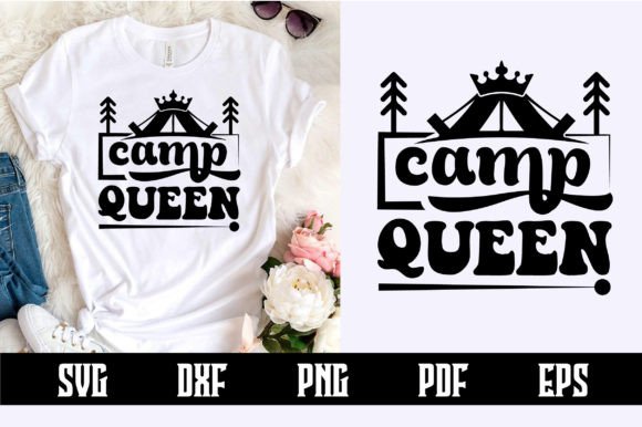 Camp Queen SVG Design: Crafting & Branding Guide