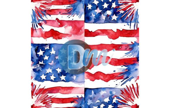 Elevating Patriotic Design: The Strategic Value of 4th of July Seamless Pattern 79 in Modern Creative Workflows