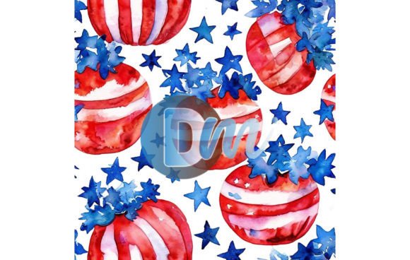Elevating Seasonal Design: The Strategic Value of 4th of July Seamless Pattern 105 in Modern Creative Workflows