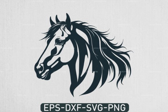 Evaluating the Horse Head with Horseshoe SVG Rodeo File for Western Design Projects