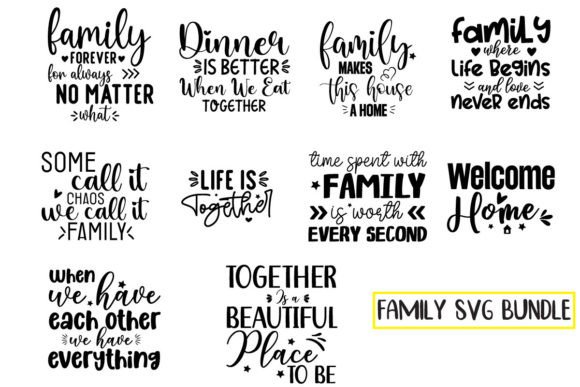 Family SVG Bundle: Practical Uses for Creators
