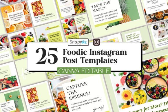 Free Foodie Instagram Canva Templates: Elevating Culinary Content Creation
