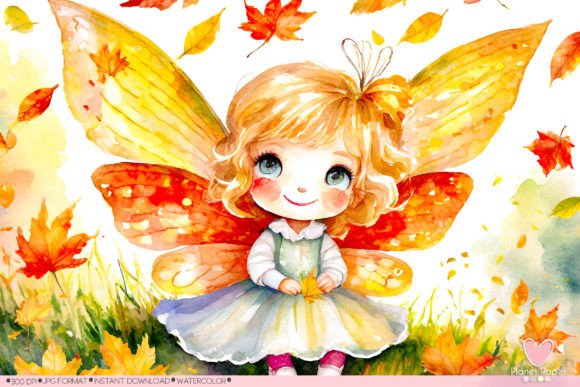 Little Fairy with Autumn-Colored Wings Guide