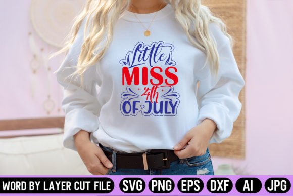 Little Miss 4th of July SVG Design: Practical Applications for Summer Celebrations