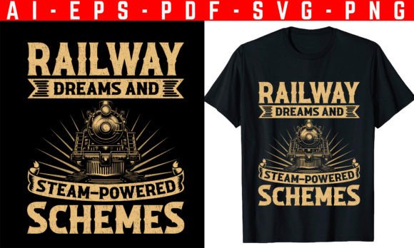 Railway Dreams and Steam-Powered T-Shirt Culture: Merging Industrial Heritage with Modern Apparel