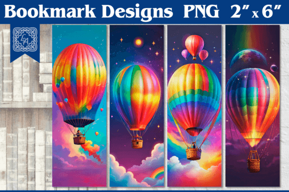 Rainbow Hot Air Balloon Printable Bookmarks as Strategic Tools for Engagement and Organization