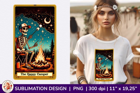 Sarcastic Skeleton Tarot in Design