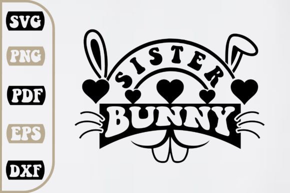 Sister Bunny SVG Design: Whimsy for Modern Brands