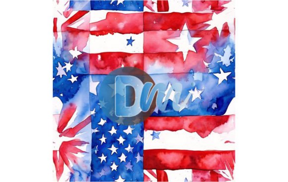 Strategic Application of 4th of July Seamless Pattern 85 in Seasonal Design