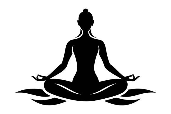 The Strategic Value of the Woman in Bayam Yoga Black Silhouette in Modern Visual Communication