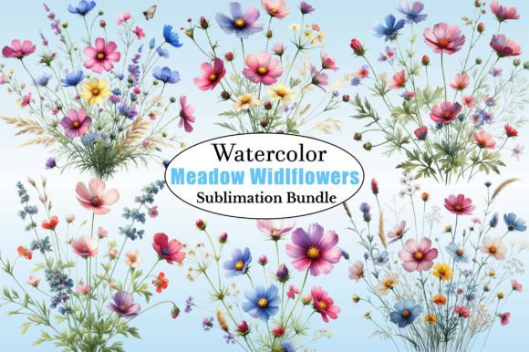 Watercolor Meadow Wildflowers Clipart: A Practical Guide for Creators